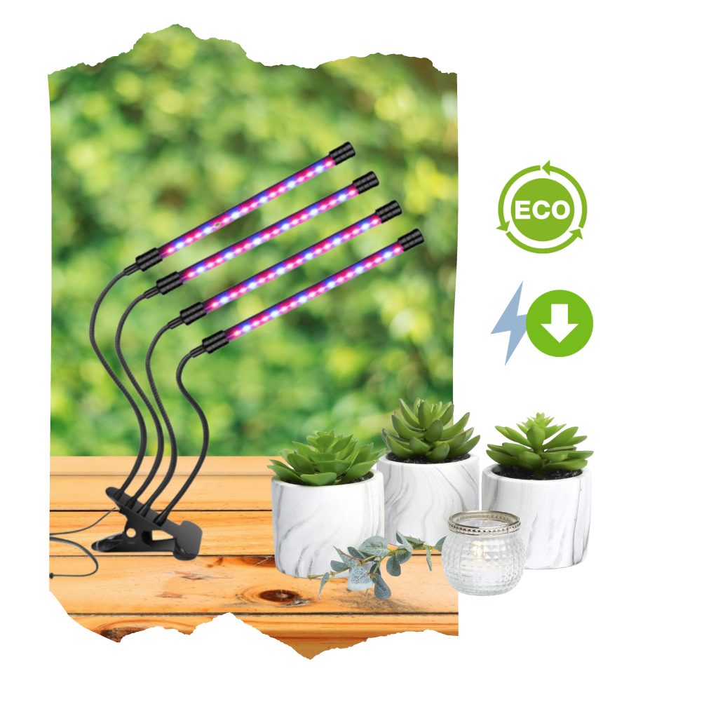 4-Head LED USB Indoor Grow Light