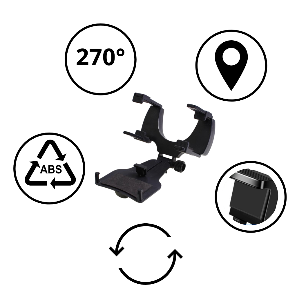 Car Rearview Mirror Phone Holder