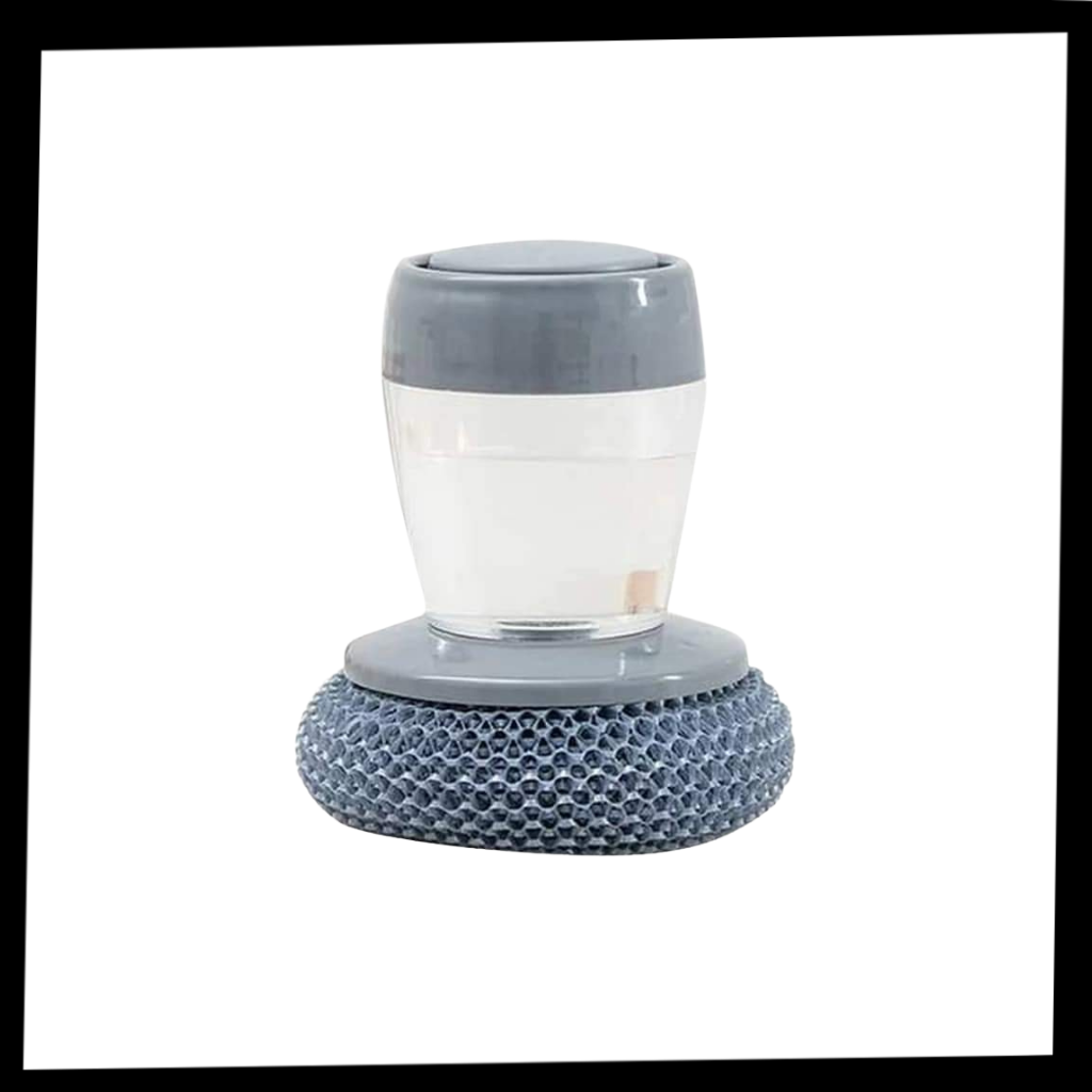 Soap Dispensing Palm Brush for Kitchen