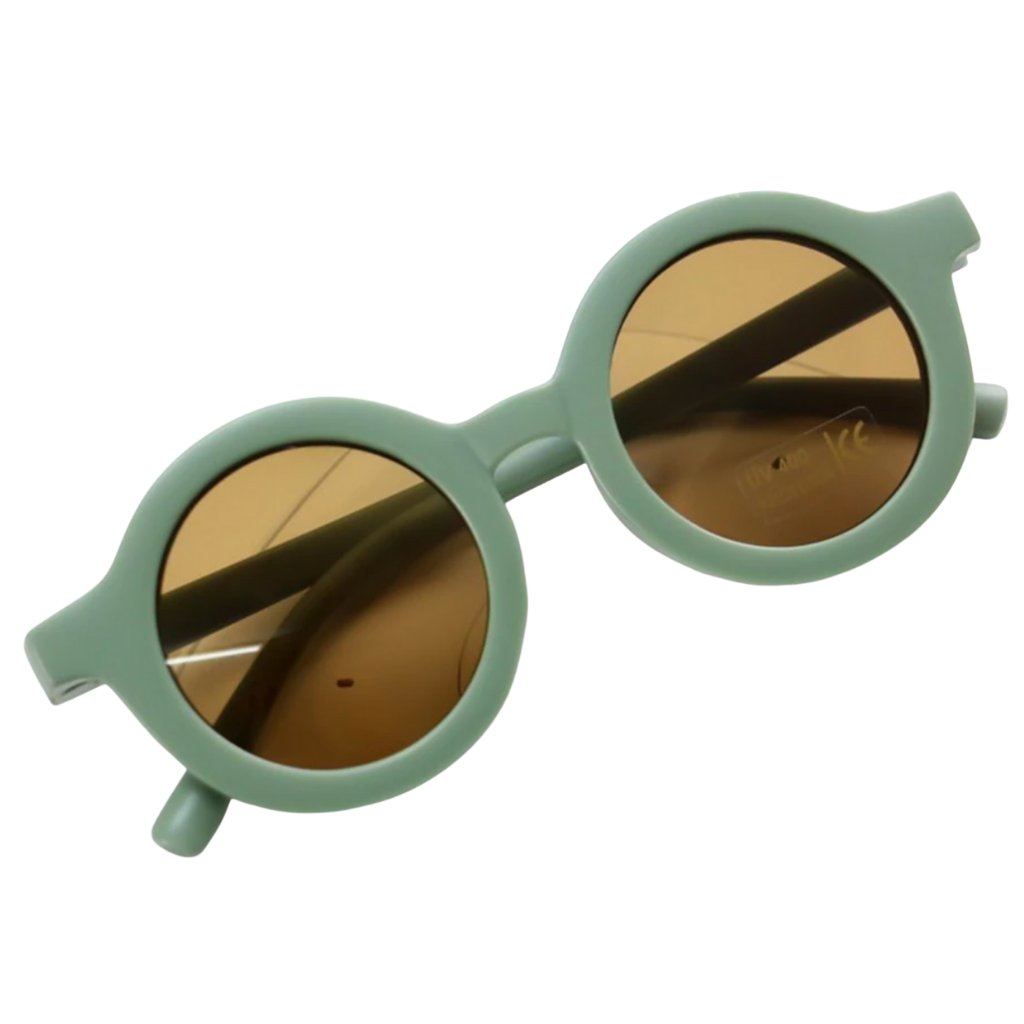 Vintage Round Kids Sunglasses for Ages 1 to 5