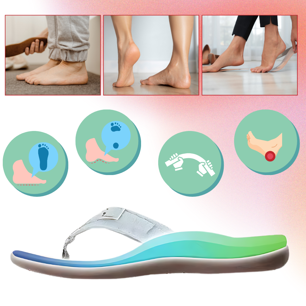 Adjustable Straps Orthopedic Sandals - Ozerty