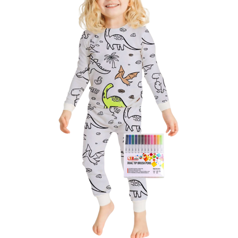 Doodle Dream Pajamas -Dinosaurs - Ozerty
