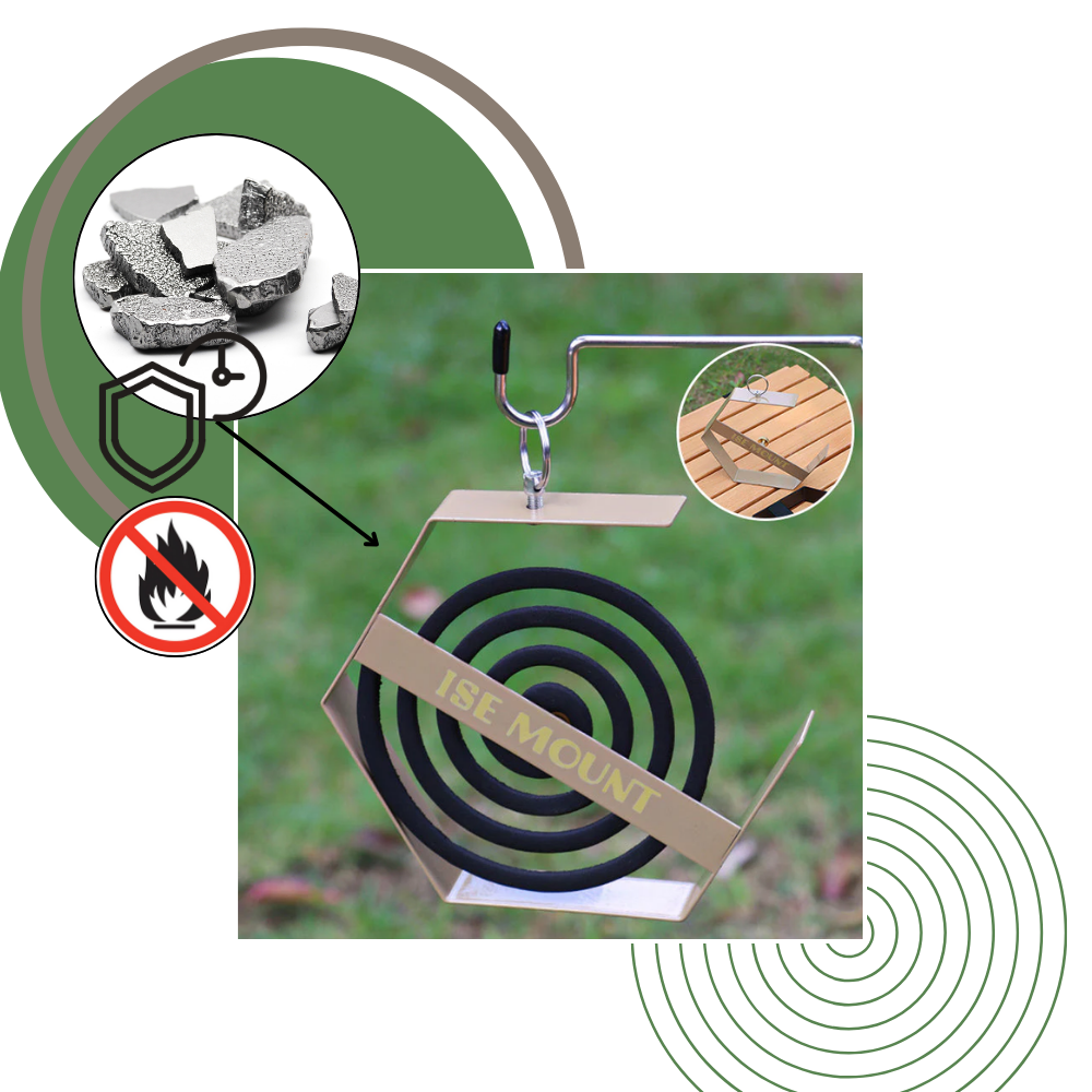 Iron Mosquito Coil Holder - Ozerty