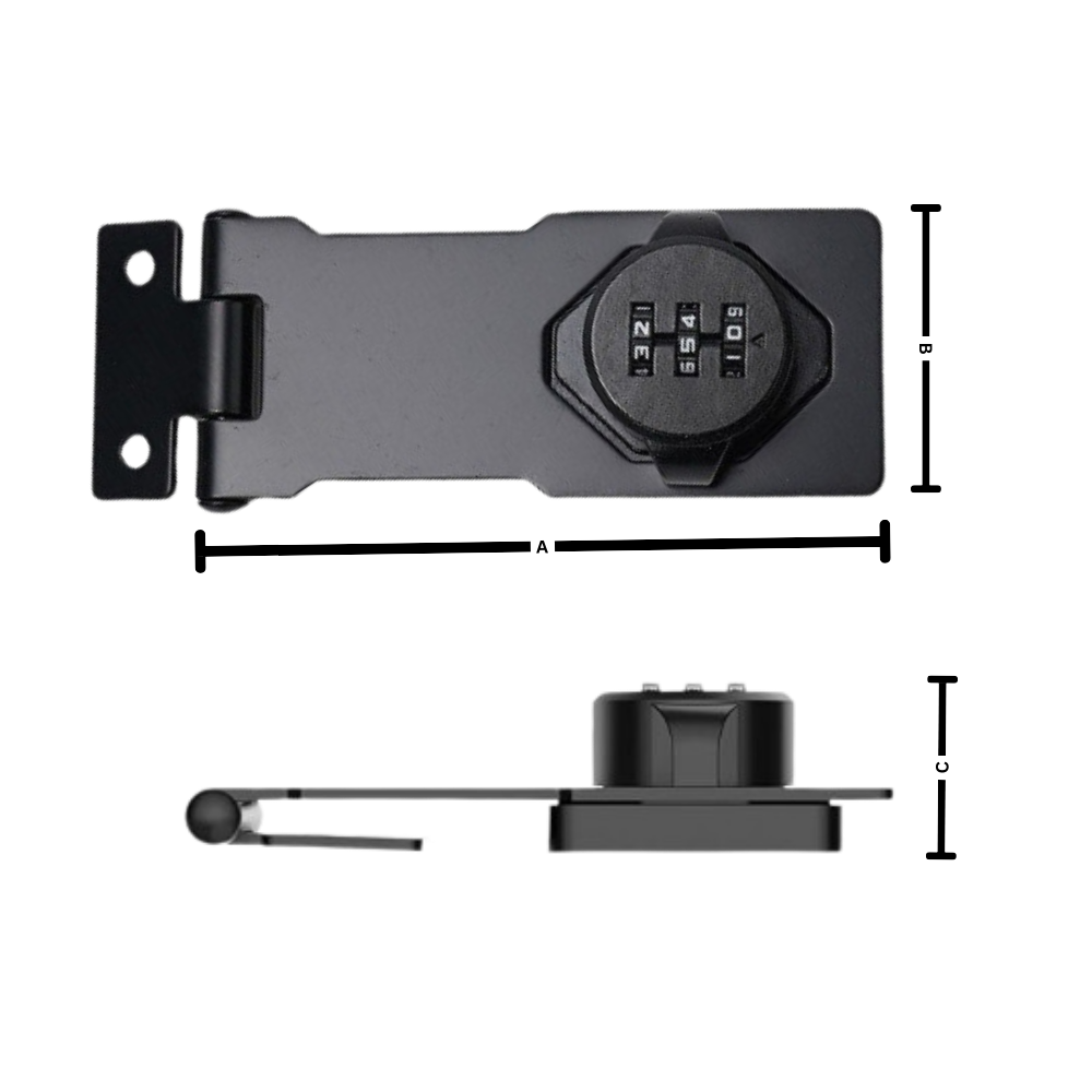 Keyless Quick Installation Cabinet Lock - Ozerty