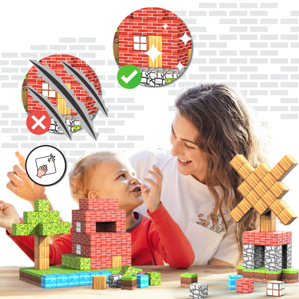 Educational Magnetic Minecraft Blocks - Ozerty