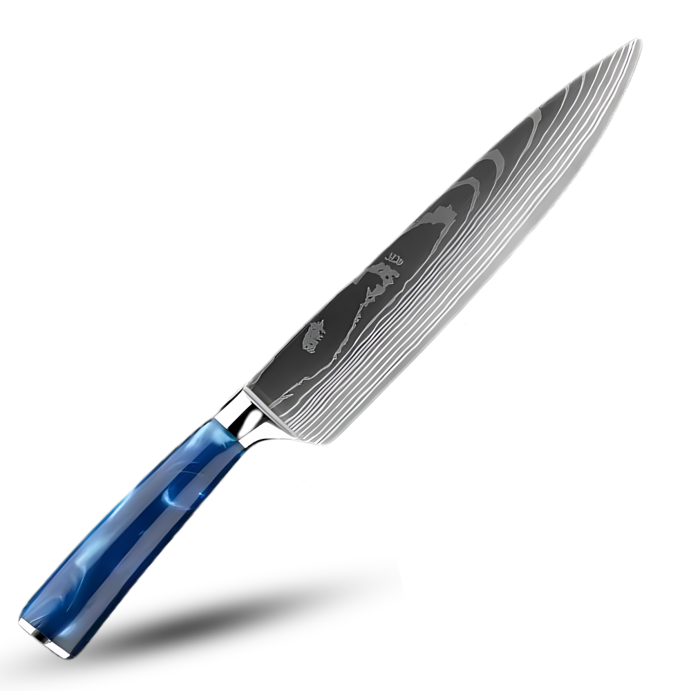 Ocean Blue Japanese Knives -Gyutoh - Chef Knife 8 inch/20 cm - Ozerty
