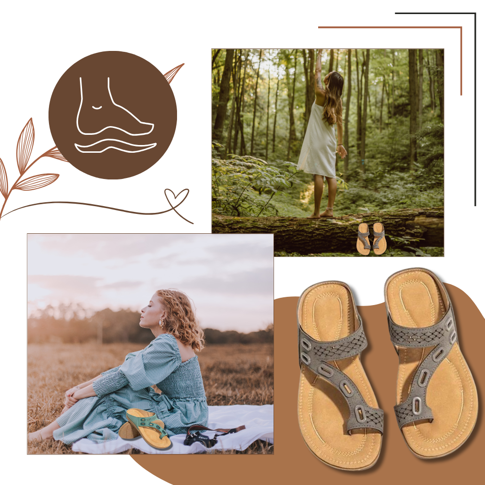 Shock Absorption Orthopedic Sandals - Ozerty