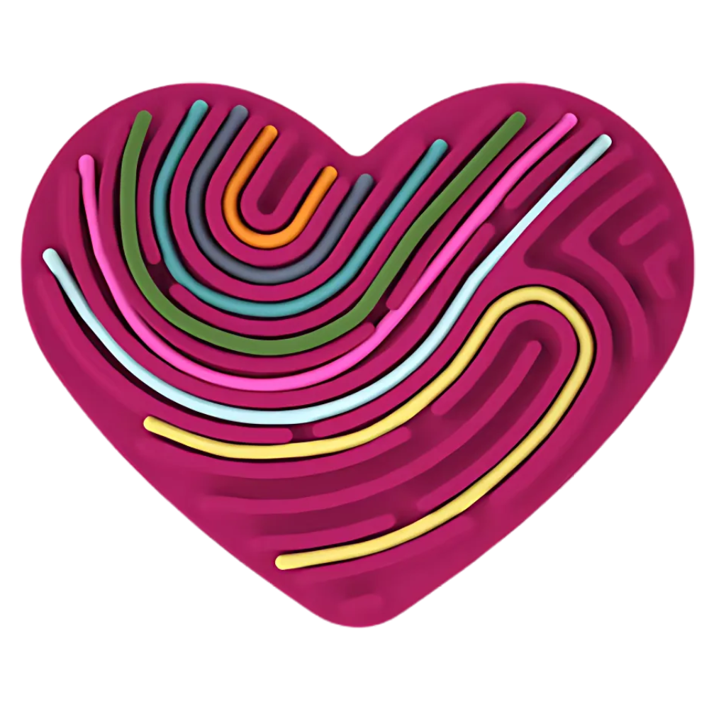 Stress Relief Sensory Activity Board -Dark Red - Ozerty