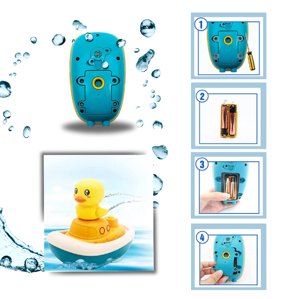 Triple Splash Duck Bath Toys - Ozerty