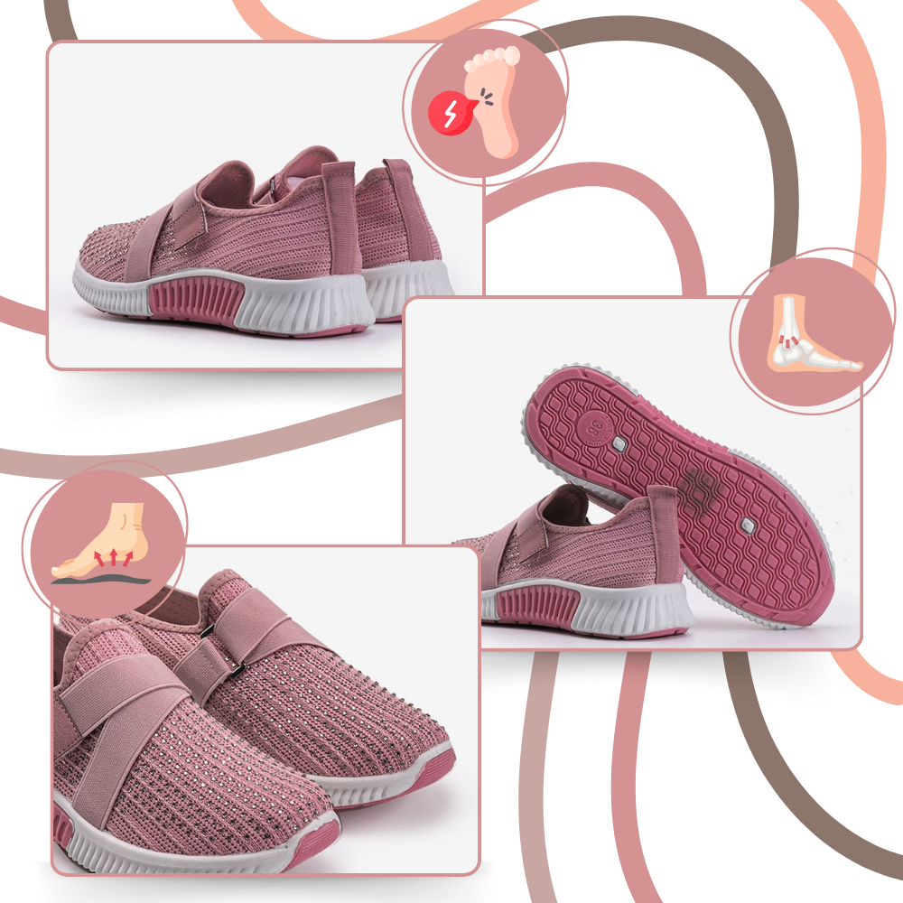 Ultra-Light Velcro Straps Orthopedic Sneakers - Ozerty