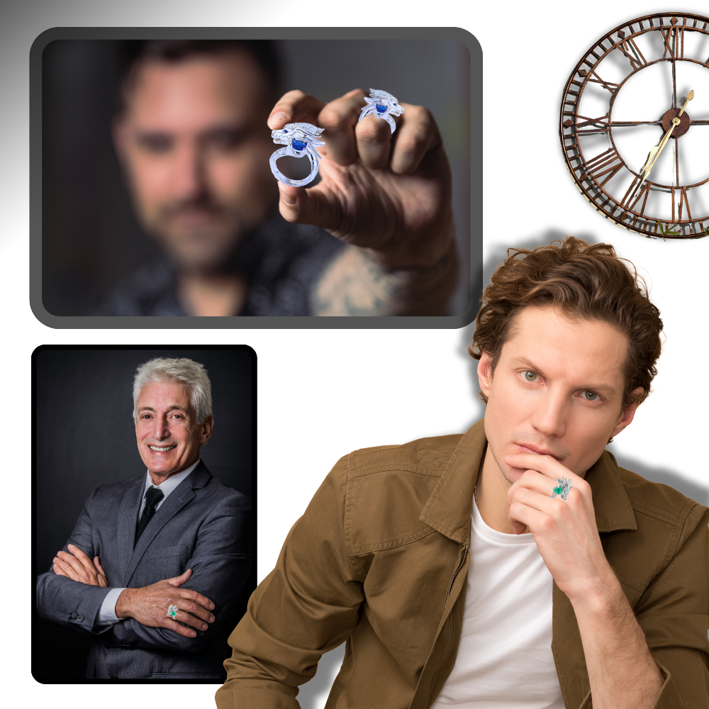 Unique Handmade Silver Dragon Ring - Ozerty