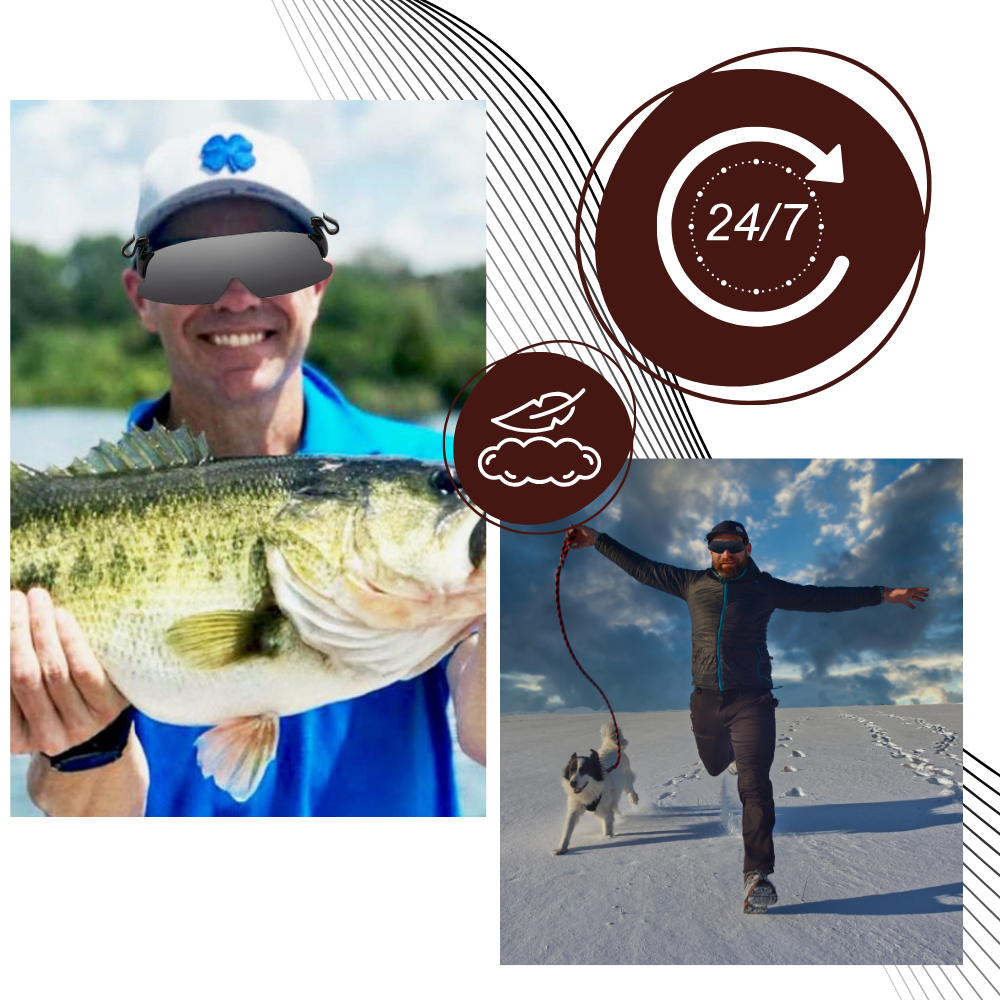 UV Protect Polarized Clip On Sunglasses - Ozerty