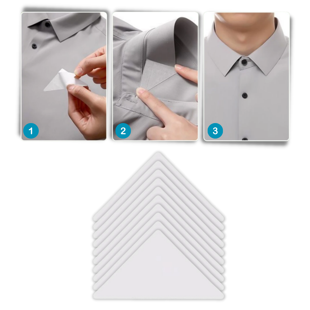 Wash Resistant Invisible Collar Sticker - Ozerty