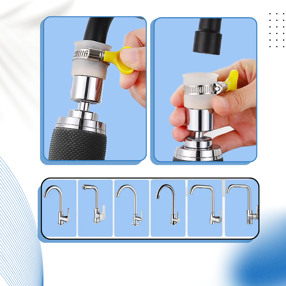 3 Modes 360° Faucet Mounted Water Filter - Ozerty