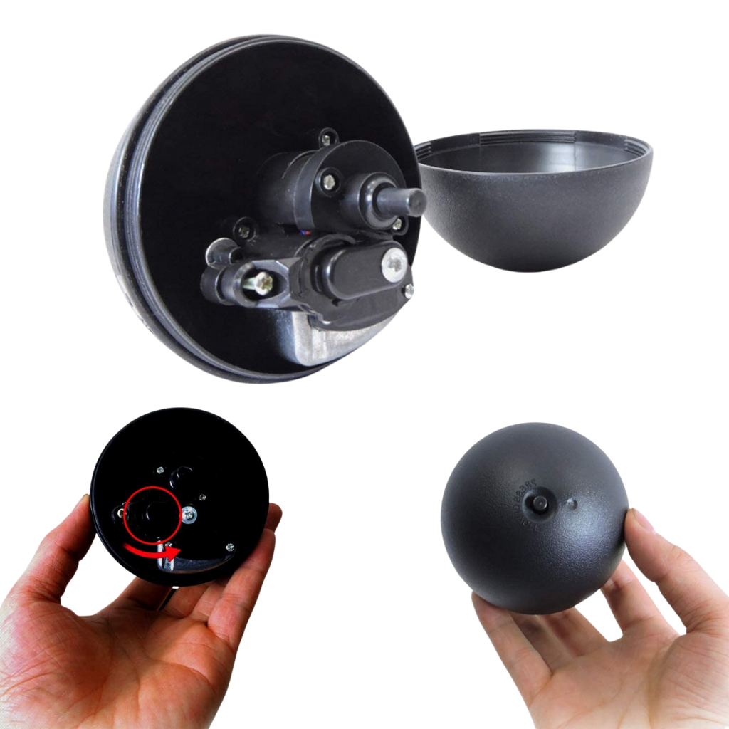 Automatic moving roller ball for dog with changeable covers