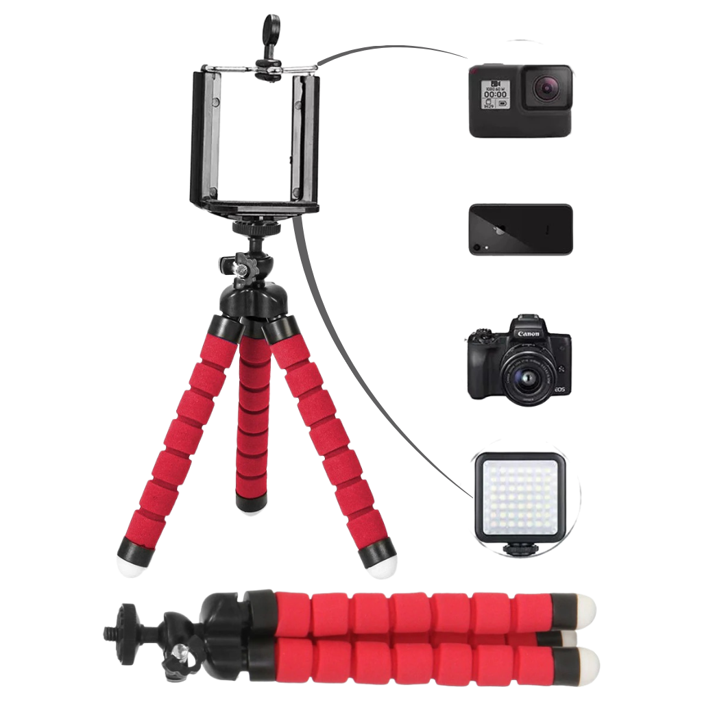 Mini Flexible Phone Tripod Stand Set