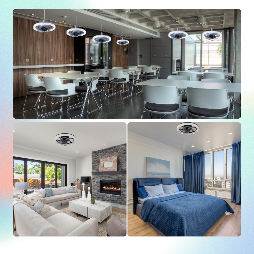 Aesthetic Ceiling Fan With Light And Remote  - Ozerty