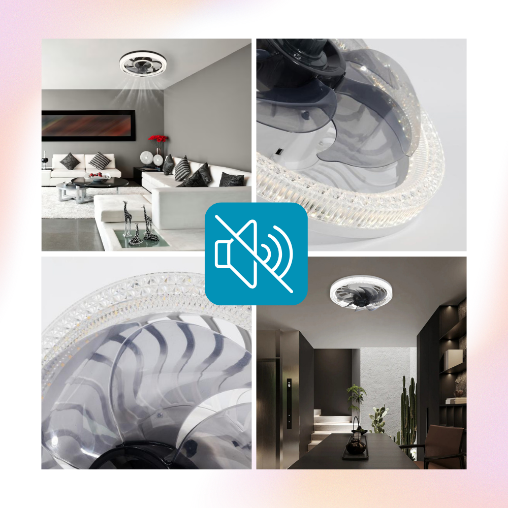 Aesthetic Ceiling Fan With Light And Remote  - Ozerty