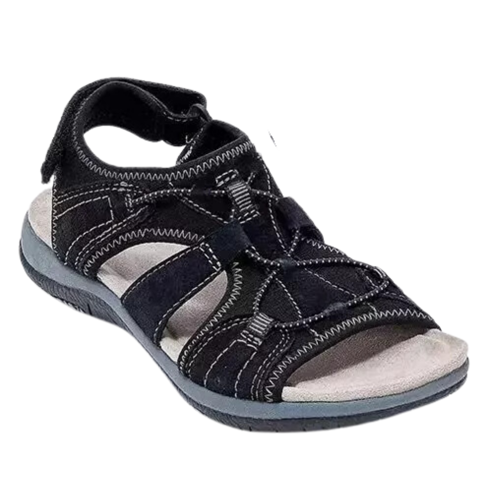 Orthotic Support Non-Slip Sandals -Black - Ozerty