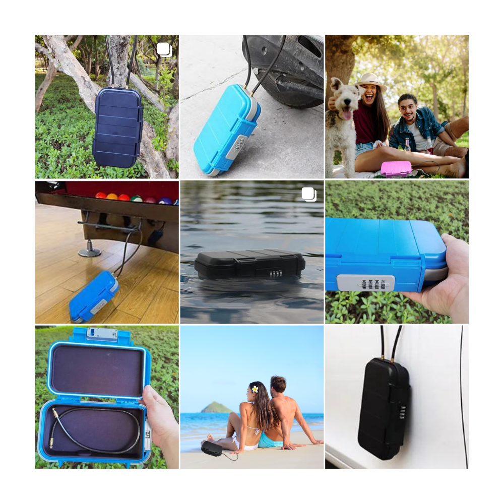 Waterproof Small Lockable Storage Box - Ozerty