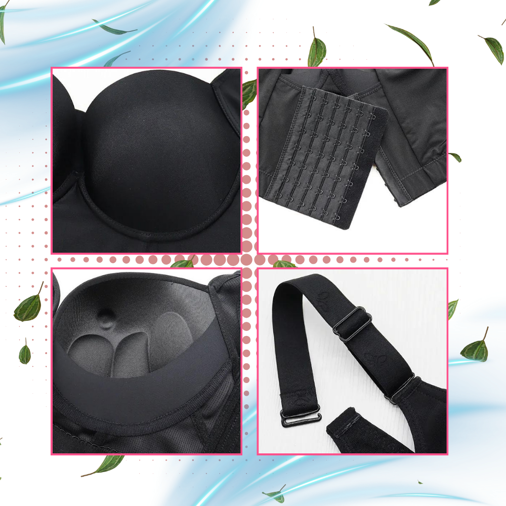 Wide Side Wings Incorporated Shaper Bra - Ozerty