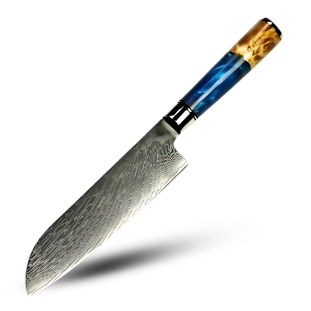 Yellow Sea Series Japanese Knives -Nakiri - Cleaver Knife 6.5 inch/17 cm - Ozerty